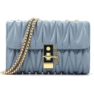 LIKE STYLE PU Women's Sling Bag With Quilted Detail