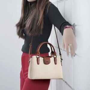 EXOTIC Multi Compartment Denim Design Handbag, Multipurpose handbag with Shoulder Strap