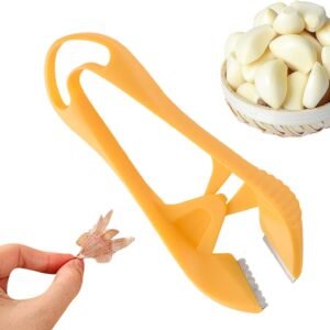 Garlic Peeler Skin Remover Manual Garlic Peeling Tool Clips Easy to Use Kitchen Gadgets, Avoid Garlic Smell on Hands (1 pcs)